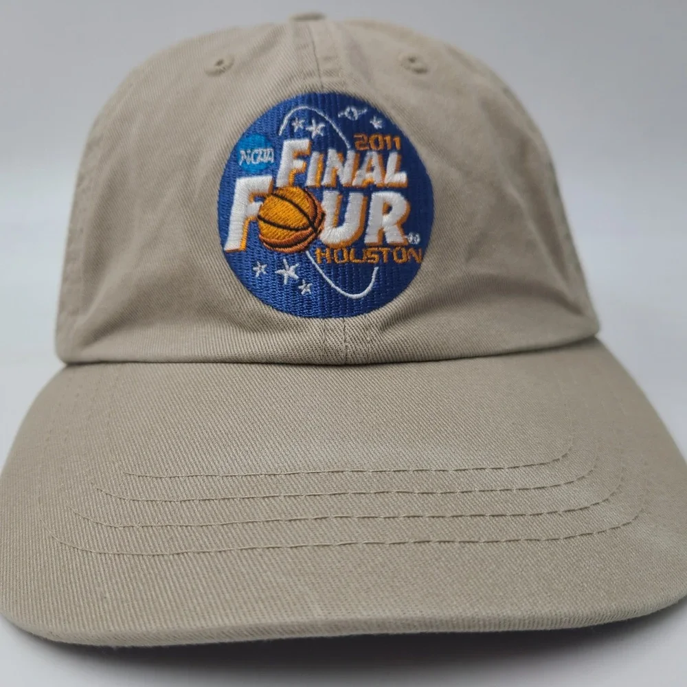 Final‎ Four Hat Strapback Beige Blue NCAA 2011 Houston Basketball Tournament Men